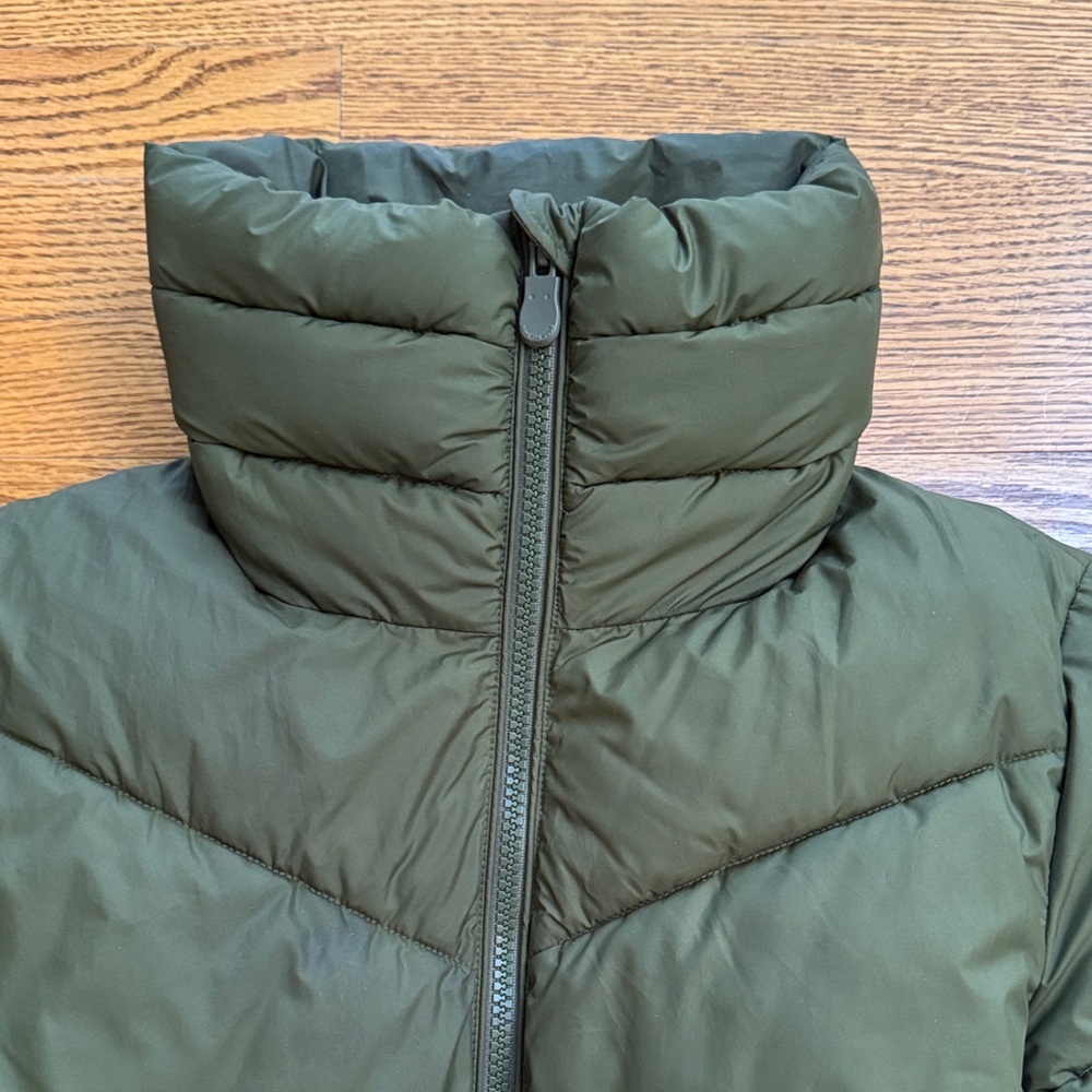 SAVE THE DUCK Women's Olive Green Down Jacket - Picture 4 of 8